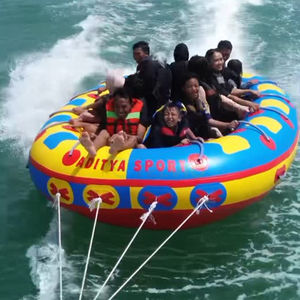Bateau gonflable de <span class=keywords><strong>ski</strong></span> nautique commercial durable pour jeux aquatiques, bateau disco, radeau, tubes aquatiques, canapé aquatique à vendre - Product Image 1