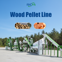 RICHI Nouvelle Usine de Granulés de Fibres de Coco à Grande Capacité (10-20 T/H) pour Pailles, Balles de Riz et Bois