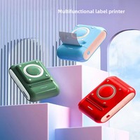 Printer Stiker Mini Portabel Printer Label Barcode 50mm 203DPI 1200mAh Mesin Label Harga untuk Ritel Butik