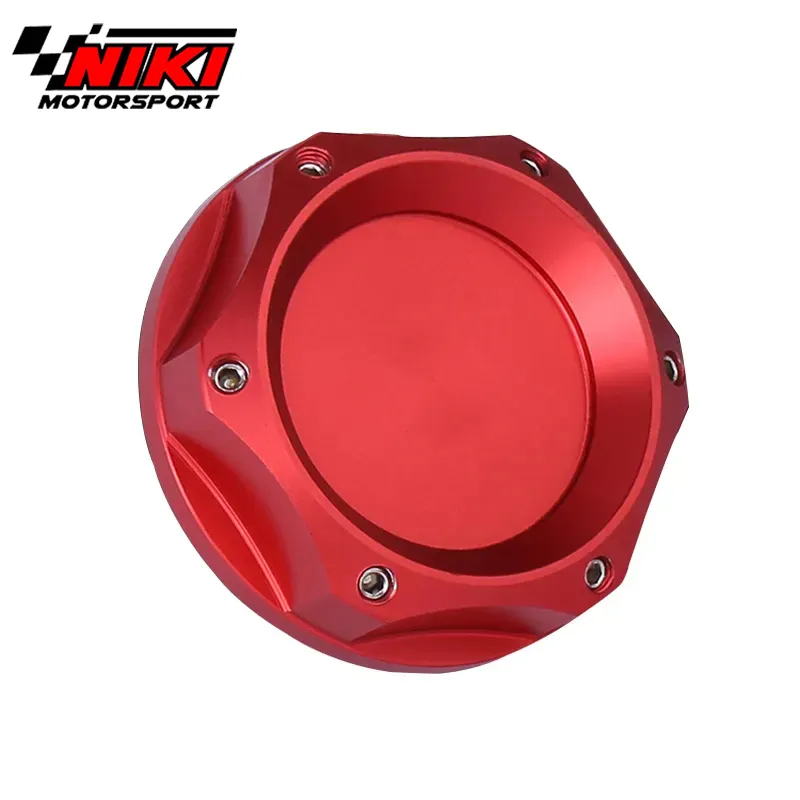 For HondaためAcura Aluminum Round Circle Hole Style Engine Oil Tank Cover Fuel Tank Cap