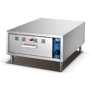 Réchauffeur de nourriture d'acier inoxydable de la machine 1-drawer pour des restaurants dans la nourriture de chauffage