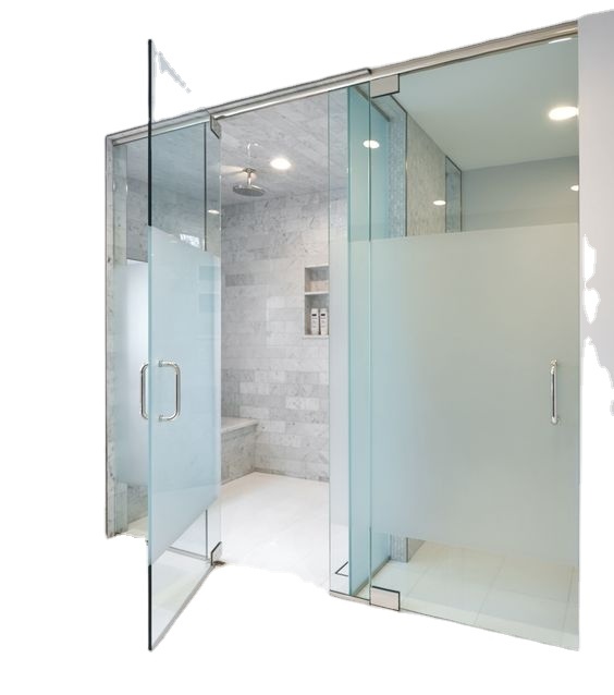 10mm Thick clear Toughened Sliding Door