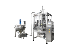 Machine d'emballage entièrement automatique pour la scellage de sachets de liquides chauds (boissons, sauces chili, mayonnaise, vinaigrettes) et de détergents - Product Image 6