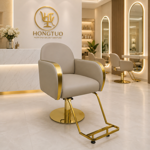 Ensemble de mobilier de salon haut de gamme sur mesure avec lit de lavage et fauteuil de coiffure pour salon de beauté - Product Image 4
