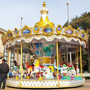 Manèges de carrousel de luxe certifiés CE manèges manège attractions jeux de manège à vendre manèges de parc d'attractions pour enfants chevaux carrousel - Product Image 6