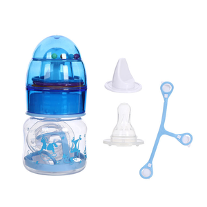 Juego de Biberones de 3 Piezas de PP Sin BPA con Diseño de Dibujos Animados de 60 ml/2 oz de ALG Factory con Clip para Pañales para Bebés de 0 a 12 Meses - Product Image 1