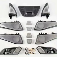 Nouvelle grille de protection de haut-parleur avec éclairage ambiant LED pour BMW Série 4, 5, 7, X3, X6, G02, G05, G06, G08, G22, G23, G26, G30, G38, G70