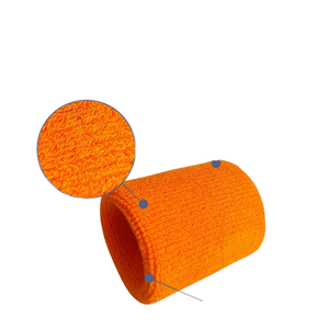 Pulseras deportivas de algodón transpirables absorbentes del sudor al por mayor, pulseras secas con agarre para deportes, Fitness, correr, baloncesto, ejercicio - Product Image 4