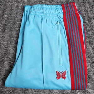 Pantaloni da <span class=keywords><strong>Uomo</strong></span> di Alta Qualità con Strisce e Tasche, Abbigliamento Sportivo Fitness, Pantaloni con Ricamo <span class=keywords><strong>a</strong></span> Farfalla per <span class=keywords><strong>Uomo</strong></span> - Product Image 5