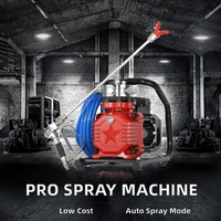 Machine de pulvérisation professionnelle à grande échelle avec moteur à pompe à diaphragme pour projets de sablage