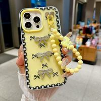 Coque de téléphone portable transparente avec strass papillon 3D électroplaqué pour iPhone 16 Pro Max 17 15 14 13 12 11