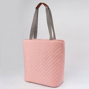 Quilted Padded Thermal Cooler <b>Tote</b> Bag Insulted Lunch Bag for Picnic - Product Image 4