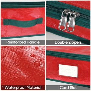 Cổ Phiếu Sẵn Sàng 40 Inch PE Giáng Sinh Gói Giấy Lưu Trữ Bag Với Xử Lý Và Túi Món Quà Kỳ Nghỉ Bọc Phụ Kiện Tổ Chức - Product Image 4