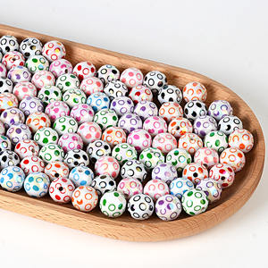 Chaîne de téléphone portable, porte-clés, accessoire de voiture en acrylique à paillettes colorées motif vache de 16 mm pour DIY - Product Image 5