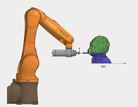 Sculpture 3D bras de robot à 6 axes gravure CNC pour pierre de mousse de bois