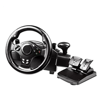 Volant de course rétro C-Star NS-9822 filaire pour PC et PS – Meilleure vente usine