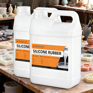 Moule en silicone RTV2, caoutchouc de silicone liquide transparent, durcissement au platine, haute pureté, facile à perfusionner, matériau chimique pour artisanat DIY - Product Image 5