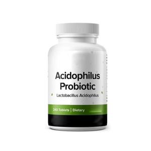 Tablet Suplemen Diet Probiotik Wrightlife <span class=keywords><strong>Lactobacillus</strong></span> Acidophilus Pabrik OEM - Product Image 1