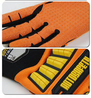 Gants de sécurité pour travaux industriels en extérieur - Résistants à l'usure - Polyester/Viscose - Compatibles avec les écrans tactiles - Utilisation quatre saisons