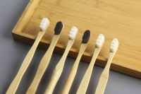 Brosse à dents biodégradable pour adultes, naturelle, douce, 10 000 poils, certifiée CE ISO, usage domestique
