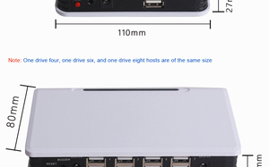 Розничный магазин, оптовая продажа, противоугонное устройство, 8 портов, Мобильная сигнализация для сотового телефона с зарядкой - Product Image 4