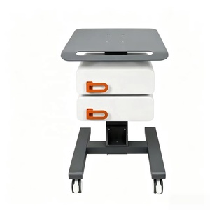 Beauty Instrument Trolley | Custom Dental Medical Mobile ShelfClassic Beauty Salon Trolley Cart Mobile 2-tier <b>Storage</b> <b>Drawer</b> Sal - Product Image 2