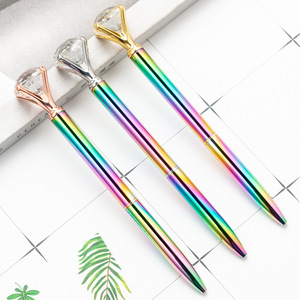 Luxury Diamond Metal Twist <b>Pen</b> Custom Advertising <b>Ballpoint</b> <b>Pen</b> with Engraved Logo Promotional Item - Product Image 5