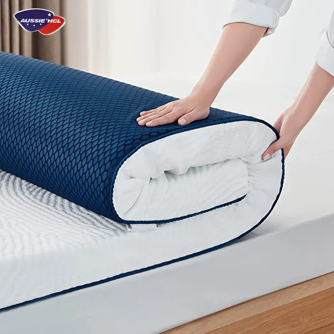 Groothandel Op Maat Multifunctionele Bed Topper Koeling Gel-Infused King Size Matras Topper Traagschuim Matras Topper