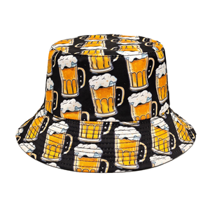 <span class=keywords><strong>Chapeau</strong></span> Bob Réversible Unisexe en Coton Imprimé pour l'Été – Style Décontracté, 100% Coton, Réglable, Idéal Plage <span class=keywords><strong>et</strong></span> Extérieur - Product Image 1