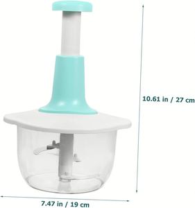Trend Manual Stainless Steel PP <b>Vegetable</b> <b>Chopper</b> Press Type Household Garlic Meat Cutter Grinders Eco-Friendly Kitchen Food - Product Image 6