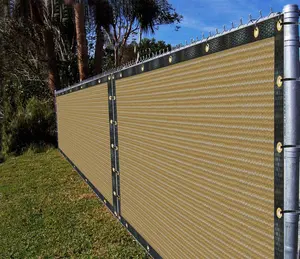 185gsm 0.8 * 12m处女HDPE防紫外线塑料围栏网阳台隐私围栏挡风网