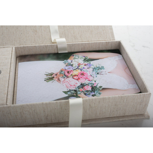 Custom <strong>Designed</strong> Luxury Cardboard Magnetic Gift <strong>Box</strong> Rigid Art Paper <strong>with</strong> Sponge Lining Embossing Wedding <strong>Ribbon</strong> Packaging Boxes - Product Image 5