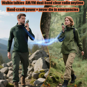 Walkie Talkies de Largo Alcance Multiradio 6 en 1, Radio Meteorológica de Emergencia Bidireccional, Banco de Energía y Alerta SOS, Intercomunicador - Product Image 6