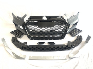 Pare-chocs avant de voiture de haute qualité avec grille et lèvre avant pour <span class=keywords><strong>AUDI</strong></span> <span class=keywords><strong>A3</strong></span> <span class=keywords><strong>RS3</strong></span> <span class=keywords><strong>2018</strong></span> 2019 - Product Image 6
