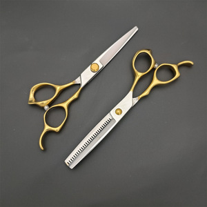 Ciseaux à cheveux personnalisables 62 mm, ciseaux à effiler pour droitiers, usage professionnel, lame standard - Product Image 2