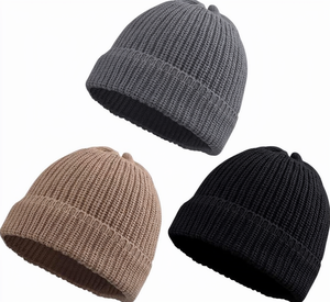 <span class=keywords><strong>Bonnet</strong></span> tricoté de luxe OEM, imperméable, chaud et doux, pour l'hiver, avec logo personnalisé, casquette jacquard de créateur pour hommes et femmes – Vente chaude - Product Image 1