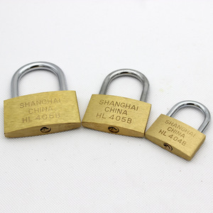 กุญแจทองเหลืองเซี่ยงไฮ้จีน รุ่น HL 406B กุญแจล็อคตู้เฟอร์นิเจอร์ที่ทนทาน กุญแจล็อคลิ้นชัก อุปกรณ์ฮาร์ดแวร์ - Product Image 1
