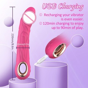 Consolador potente con 10 vibraciones de diseño realista, juguete sexual con cada inserción, masajeador de varita de estimulación sin igual - Product Image 6
