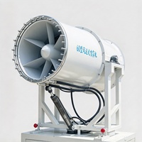 Canon à brouillard d'eau avancé de 60 m avec atomisation haute pression pour grandes surfaces industrielles