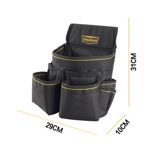 Kantong Pinggang Multifungsi untuk Penyimpanan Tang Tang Kunci Tas Alat Kanvas Banyak Saku - Product Image 3