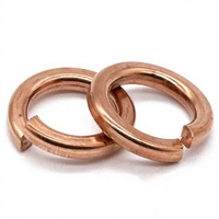 Phosphor Bronze Elastic Spring Washers-Split-type GB93 Standard Pickling Finish Strong Sales Guangdong Large Quantities
