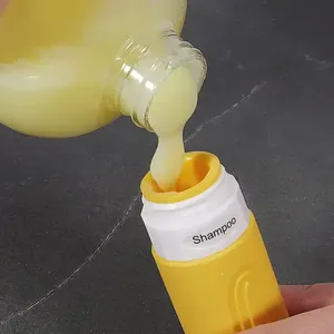 Kit de voyage écologique anti-fuite approuvé avec logo personnalisé, 90 ml, quatre pièces, flacons de toilette en silicone rechargeables pour avion - Product Image 3