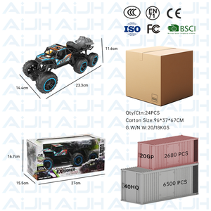 AiJH 1:18 Coche RC de Escalada de Seis Ruedas con Pulverizador, Vehículo Todoterreno Teledirigido, Venta al por Mayor de <span class=keywords><strong>Coches</strong></span> RC Crawler - Product Image 6