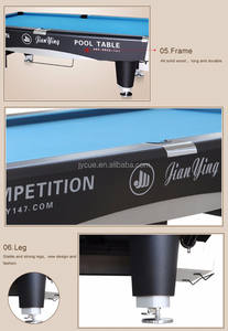 OEM Manufacture Excellent Quality <span class=keywords><strong>The</strong></span> Traditional Senior Cheap Billiard Snooker Pool Table For Sale - Product Image 5