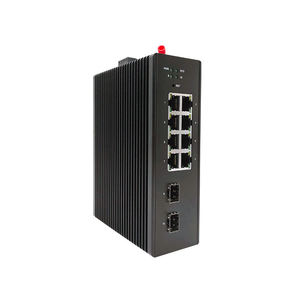ZC-S2010MG Industrial <b>Ethernet</b> <b>Switch</b> 2*(SFP)+8*(RJ45) Management Zikun DC/AC Powered FTTX Use with PoE Support - Product Image 3