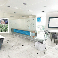 Unité de ventilation hydronique verticale avec moteur DC, armoire ultra-mince sur pied pour eau réfrigérée, systèmes CVC Midea Trane