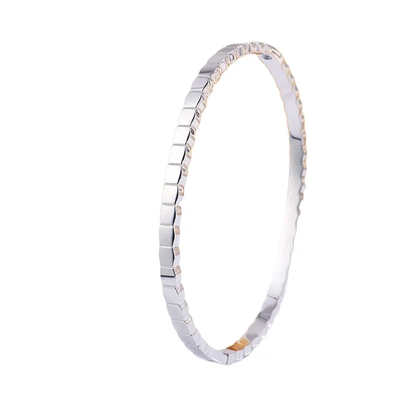 Titanium Steel Bracelet Irregular Honeycomb Stainless Steel Bracelet Girls High-end Fashion Non-fading Minimalist Style