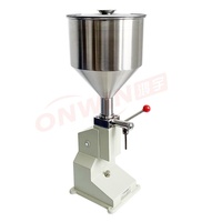 Machine de remplissage semi-automatique polyvalente A03 pour pâtes, miel, shampoing, yaourt, vernis à ongles, gel