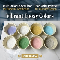 Peinture époxy pour sols en sable à faible teneur en COV, écologique, imperméable, antidérapante, revêtement en résine à double composant pour sols en ciment intérieurs