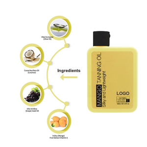 Mango Long-Lasting Tanning Oil Lotion Natural Sunscreen <strong>Cream</strong> for <strong>Beach</strong> Sun-Kissed Summer Skin OEM Supply for Outdoor Body Sun - Product Image 2